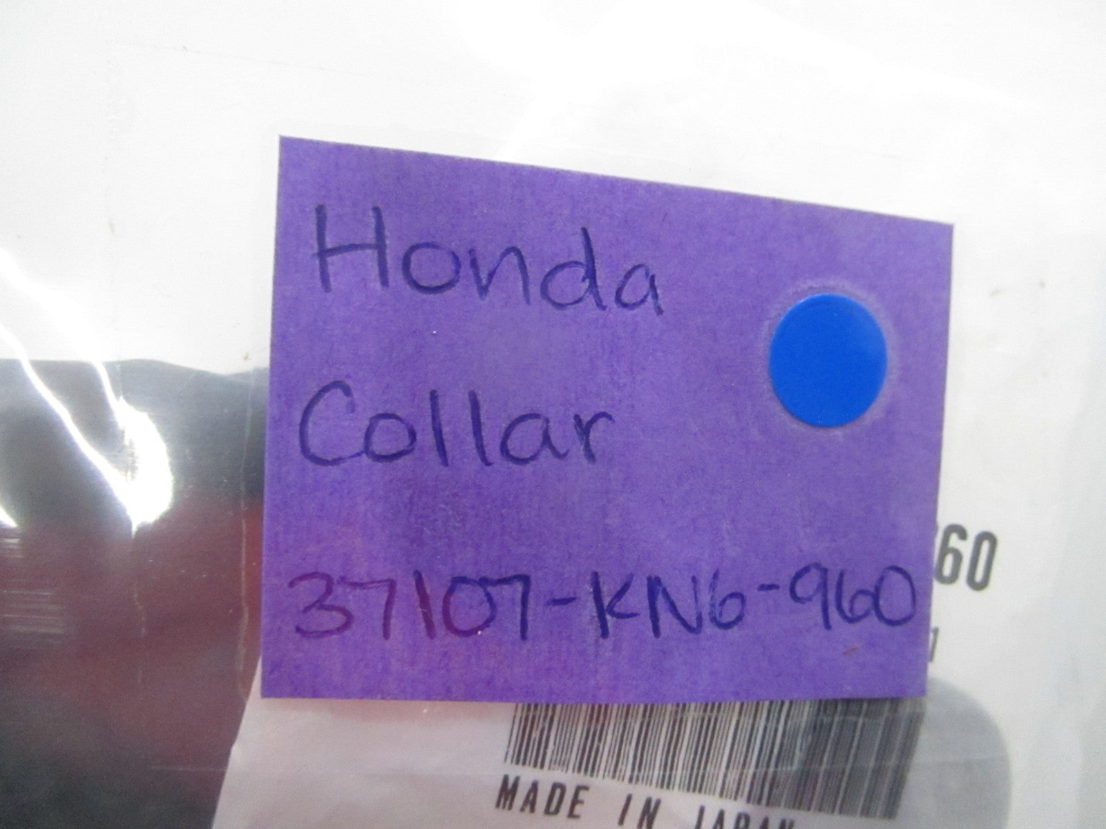 NEW OEM 37107-KN6-960 Honda Collar 0810