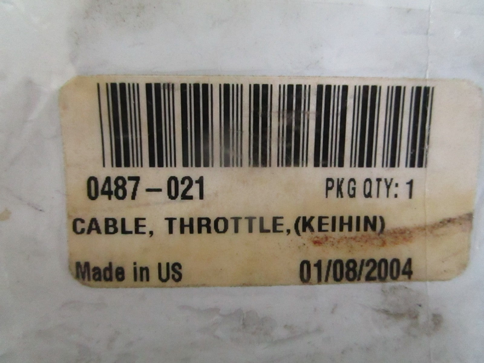 NEW OEM 0487-021 Arctic Cat Throttle Cable 0820