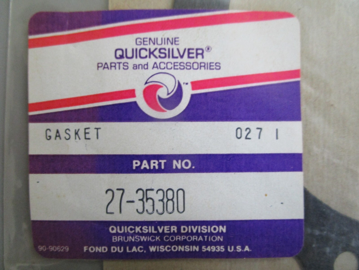 *NEW OEM* (LOT OF 2) 0810 Mercury Quicksilver Gasket 27-35380