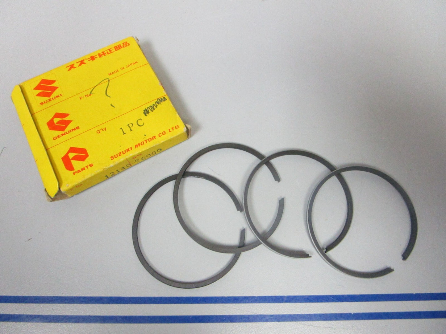 *NEW OEM* 0810 Suzuki 4 Ring Set 12140-96000