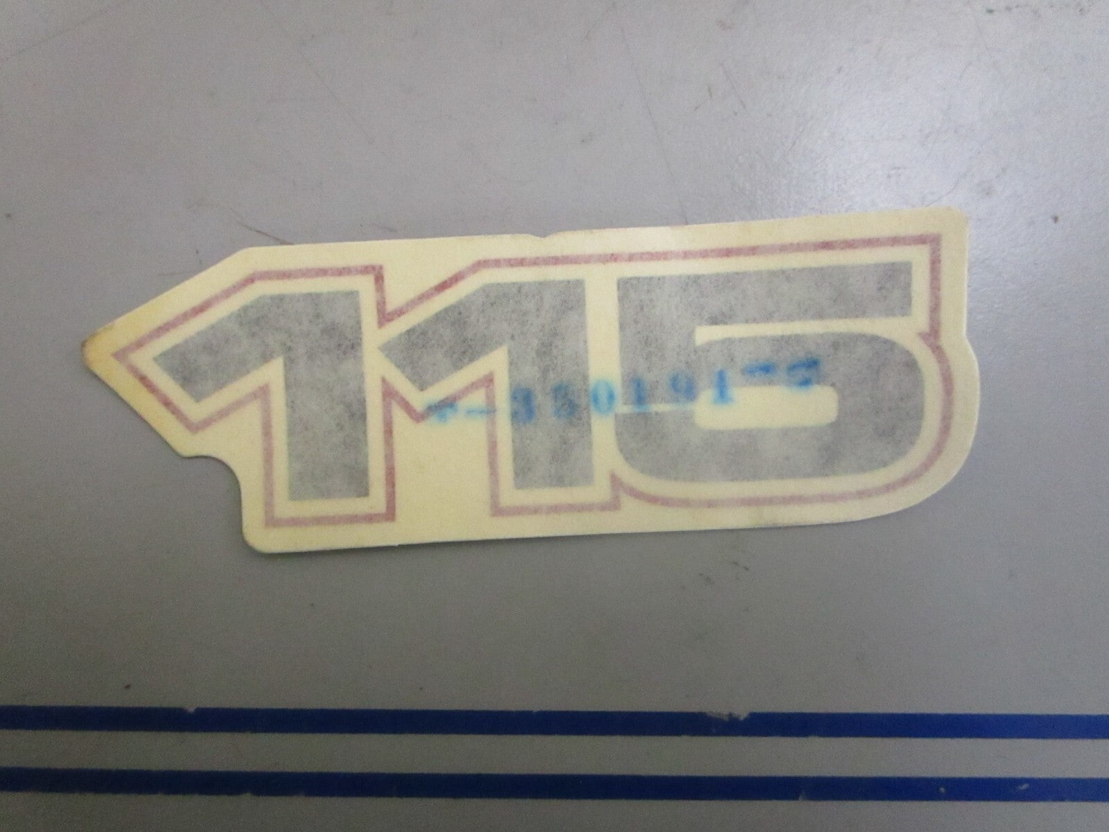 *NEW OEM* 0820 OMC Johnson Evinrude 115HP Decal 350191 0350191