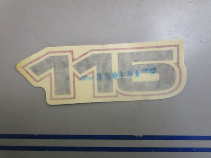*NEW OEM* 0820 OMC Johnson Evinrude 115HP Decal 350191 0350191