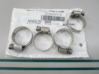 NEW (LOT OF 4) 293650172 Sea-Doo Hose Clamp 0810