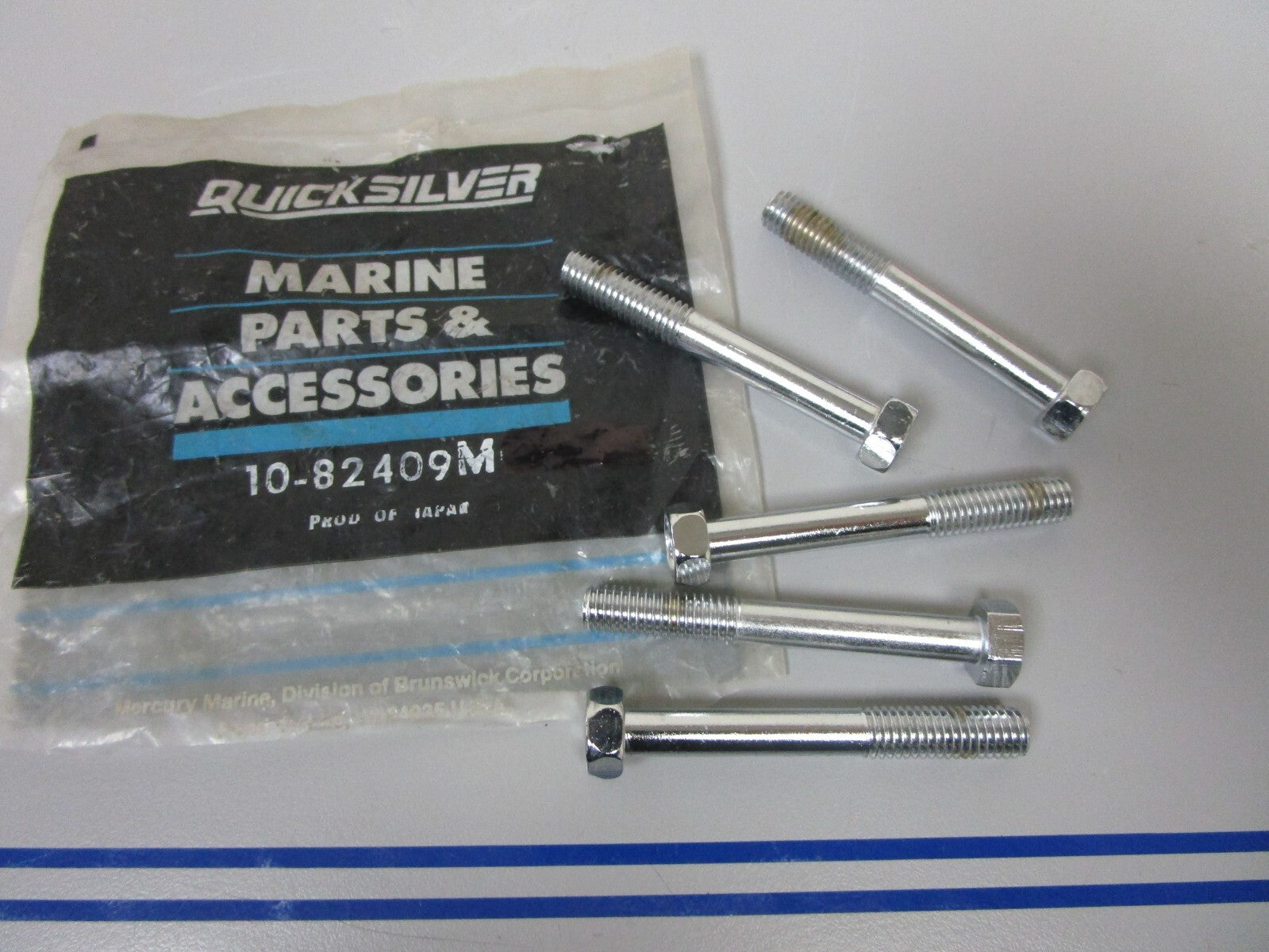 *NEW OEM* (LOT OF 5) 0770 Mercury Quicksilver Bolt 10-82409M