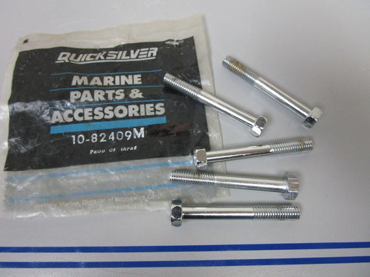 *NEW OEM* (LOT OF 5) 0770 Mercury Quicksilver Bolt 10-82409M