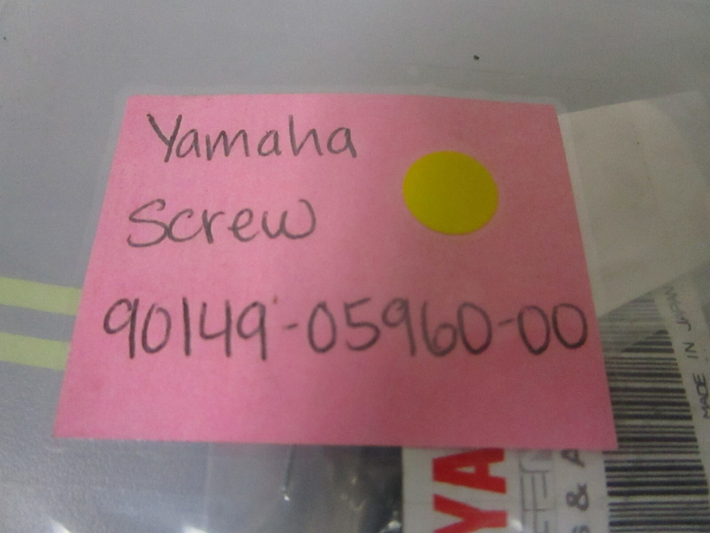 *NEW OEM* (LOT OF 5) 0810 Yamaha Screw 90149-05960-00