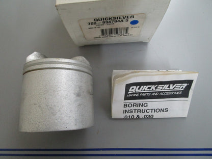*NEW OEM* 0820 Mercury Quicksilver .030 OS Piston 700-834794A5