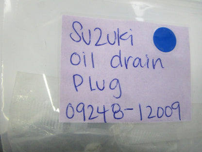 *NEW OEM* (LOT OF 2) 0810 Suzuki Oil Drain Plug 09248-12009