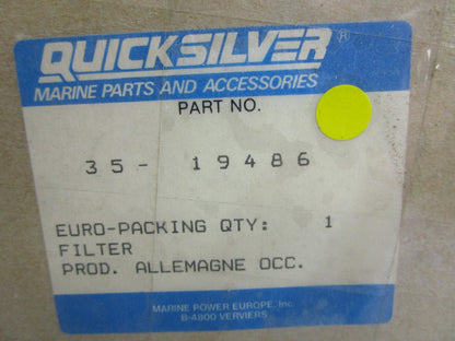 *NEW OEM* 0820 Mercury Quicksilver Fuel Filter 35-19486