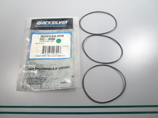 NEW OEM 392-8996 Mercury Quicksilver 3 Piece O-Ring Set 0810