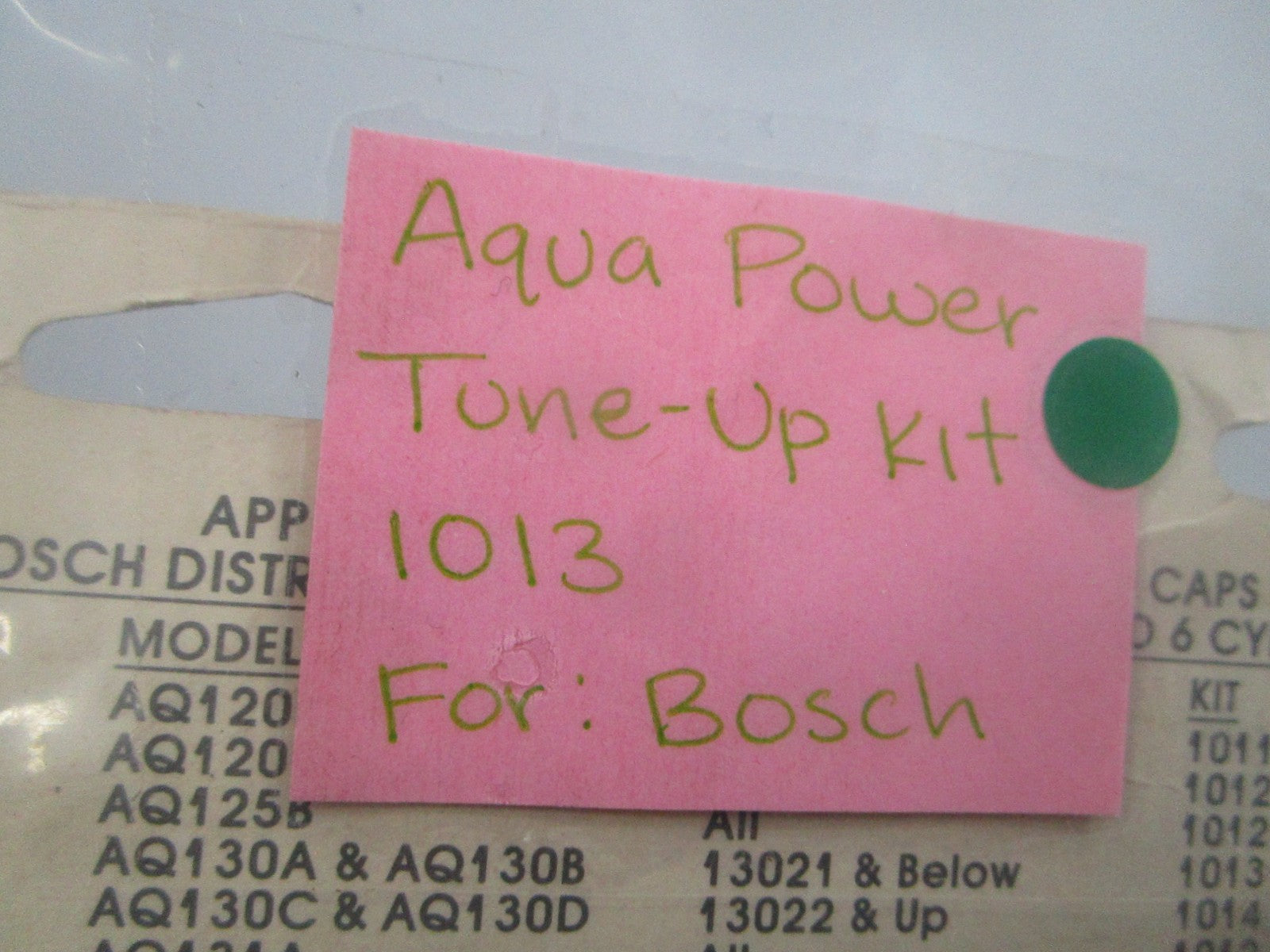 NEW 1013 For: Bosch Aqua Power Tune-Up Kit 0810