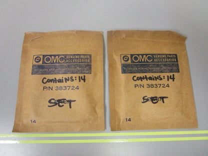 *NEW OEM* (LOT OF 2) 0810 OMC Johnson Evinrude 14 Needle Set Ay 383724 0383724