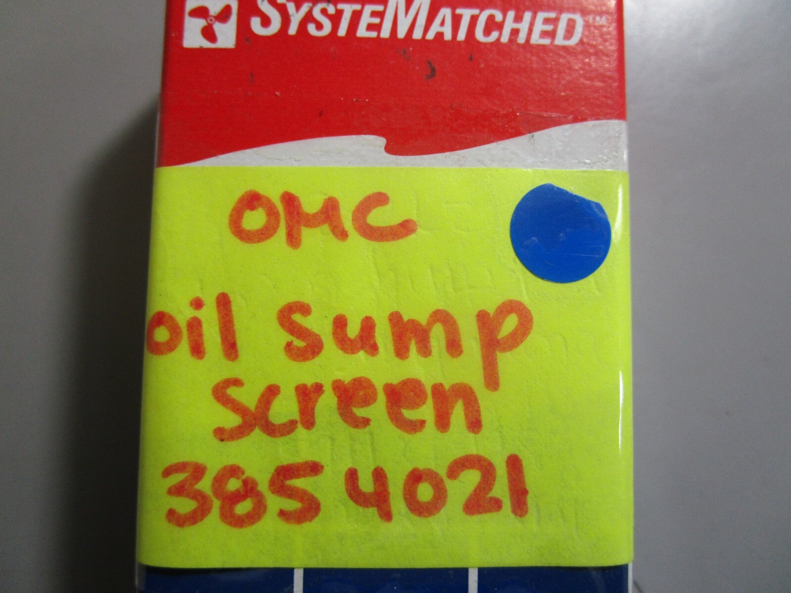 *NEW OEM* 0810 OMC Johnson Evinrude Oil Sump Screen 3854021