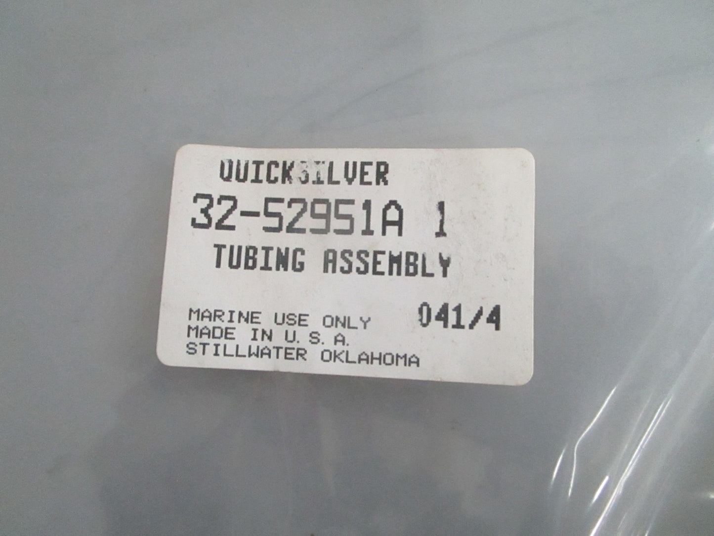 *NEW OEM* 0820 Mercury Quikcksilver Tubing Assy 32-52951A1
