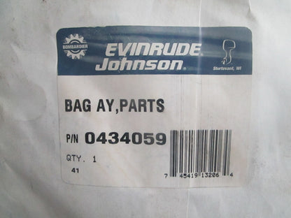 NEW OEM 434059 0434059 OMC Johnson Evinrude Parts Bag Assy 0820