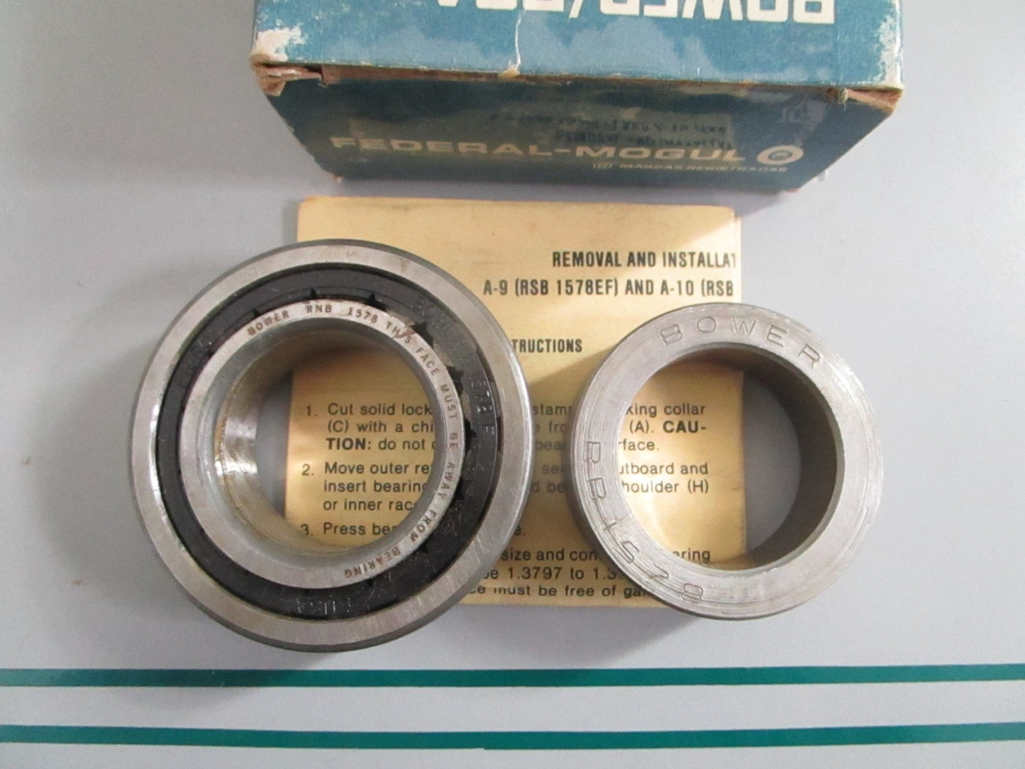 NEW OEM RNB1578 RB1578 Bower Tapered Roller Bearing Set 0820