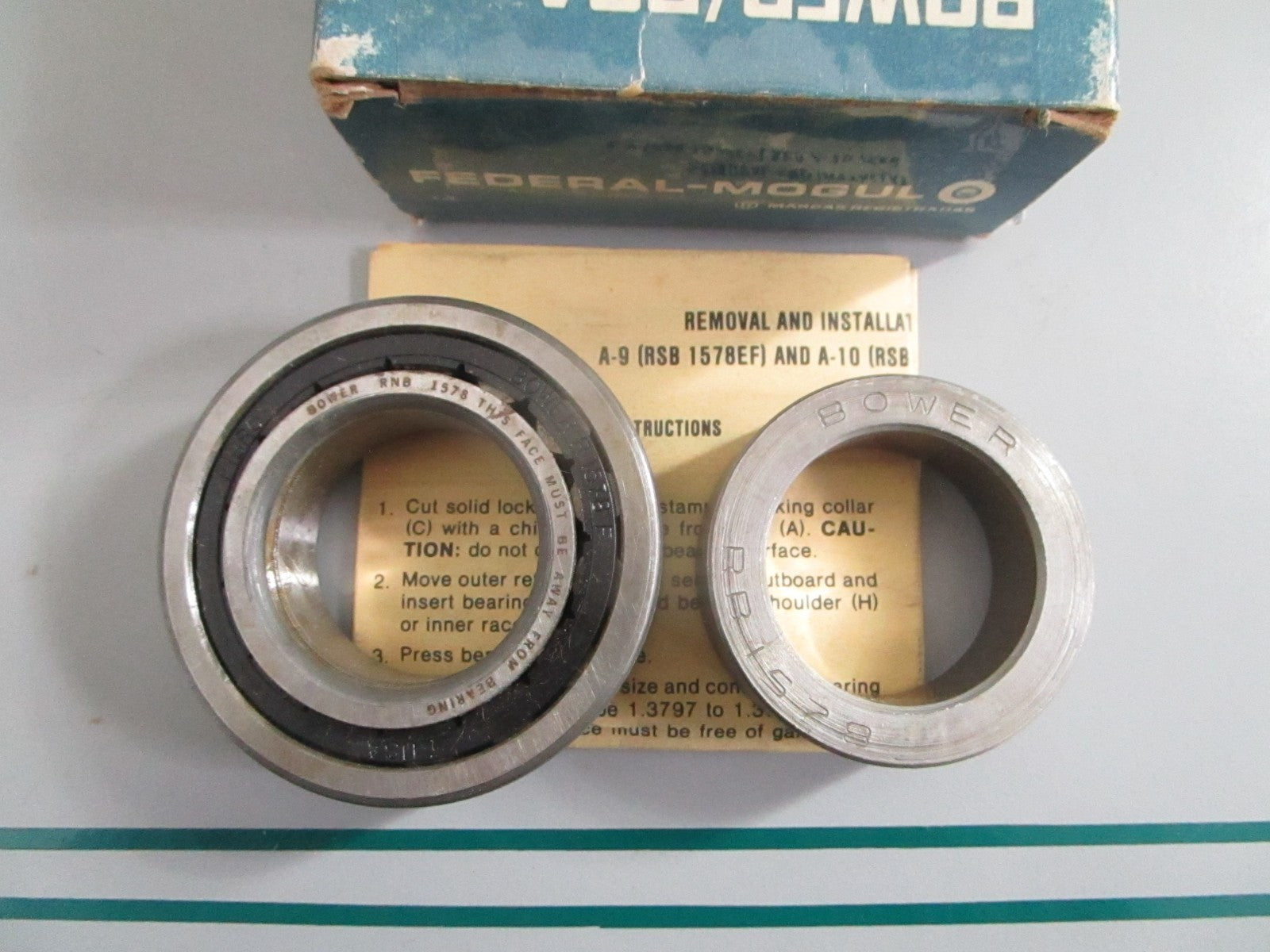 NEW OEM RNB1578 RB1578 Bower Tapered Roller Bearing Set 0820