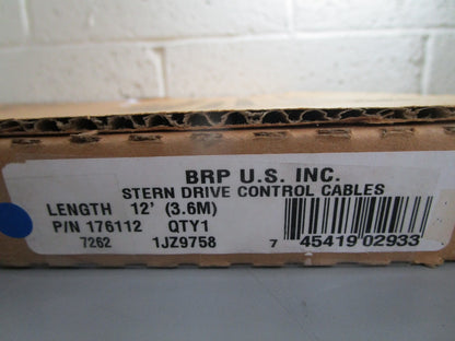 *NEW OEM* 0820 OMC Johnson Evinrude 12' Stern Drive Control Cable 176112 0176112