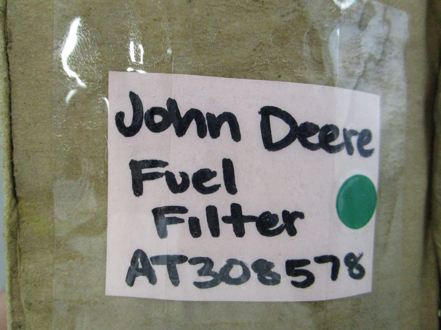 NEW OEM (LOT OF 2) AT308578 John Deere Fuel Filter 0810