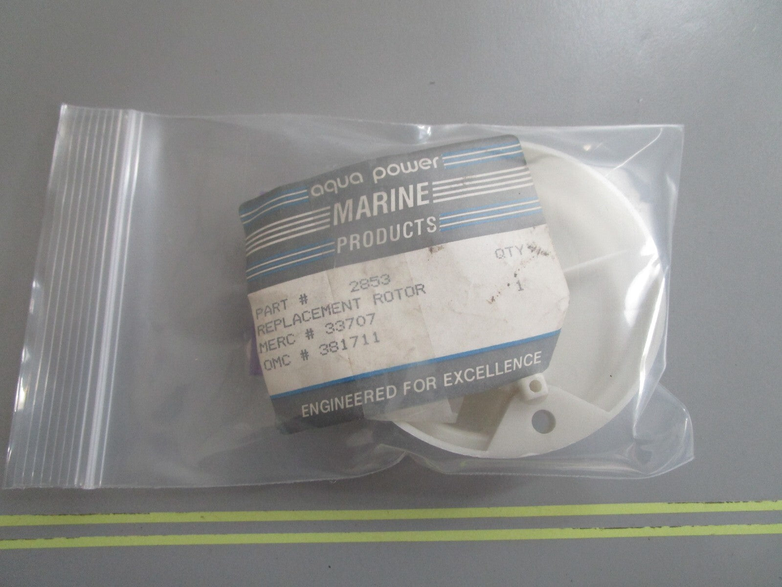 *NEW* 0810 Aqua Power Rotor 2853 Replaces: 381711