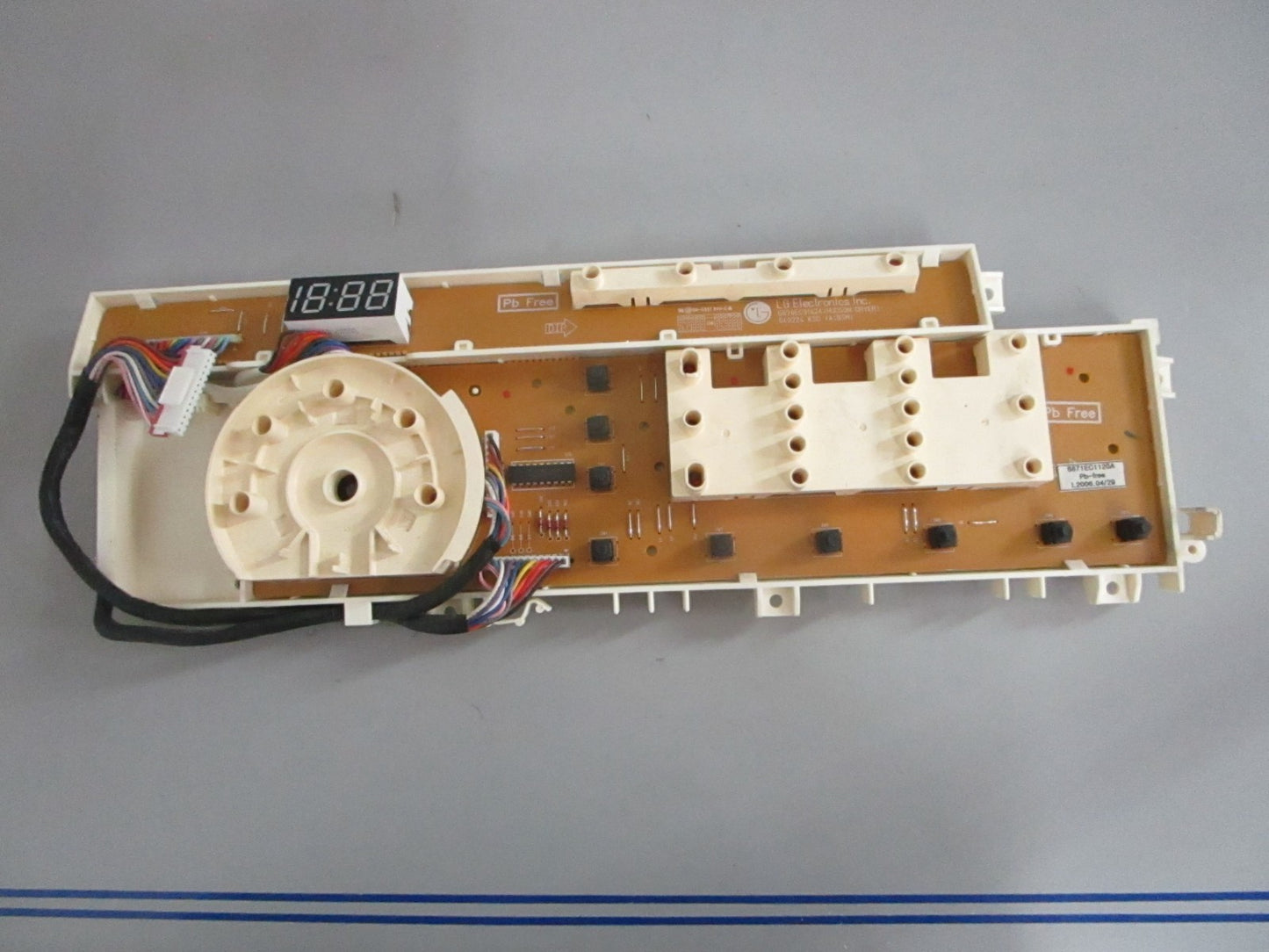 *NEW OEM* 0820 LG Dryer Interface Display Control Board 6871EC1120A