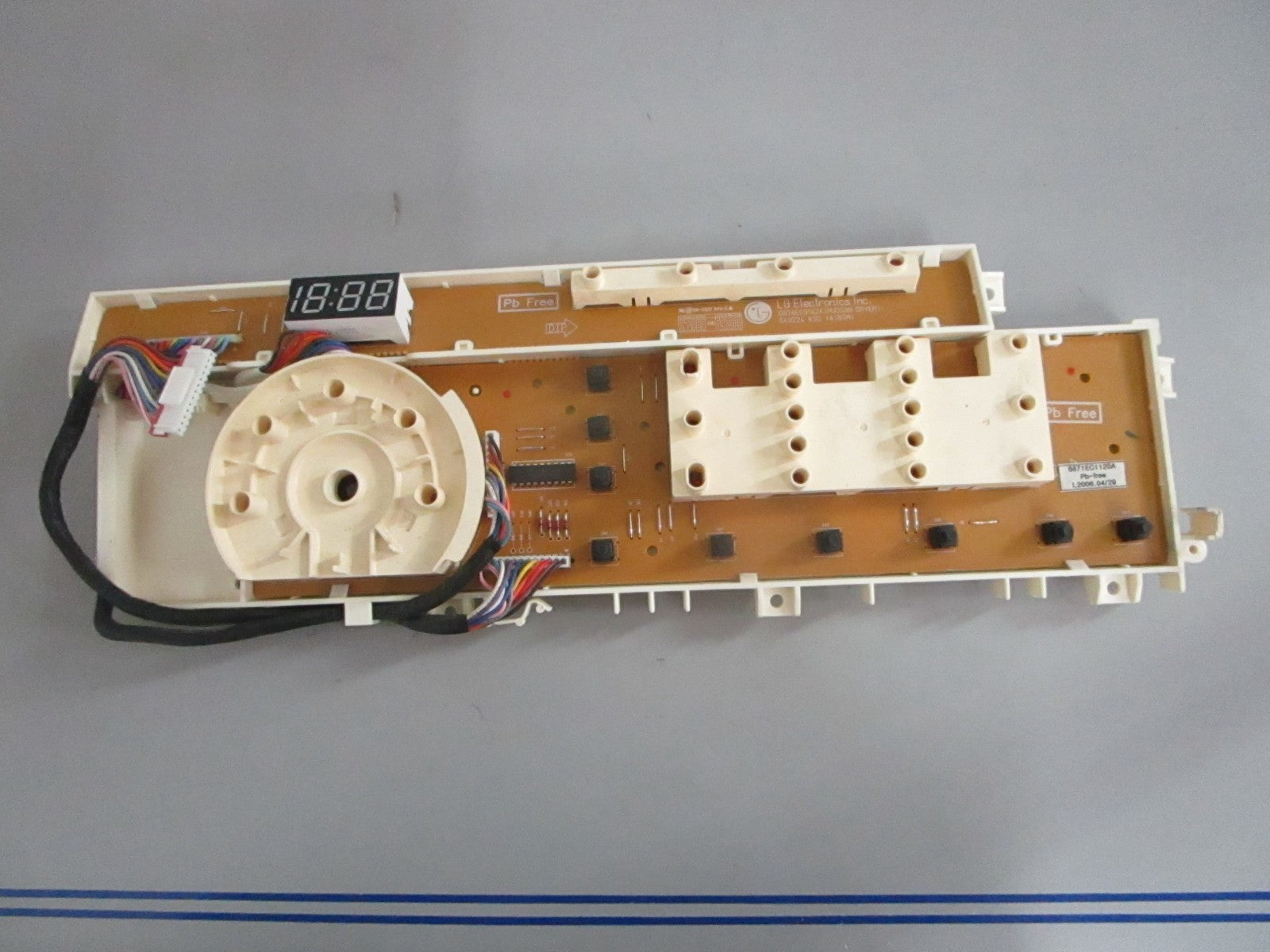 *NEW OEM* 0820 LG Dryer Interface Display Control Board 6871EC1120A