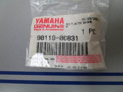 NEW OEM 90119-06831 Yamaha Fuel Tank Bolt & Washer 0720