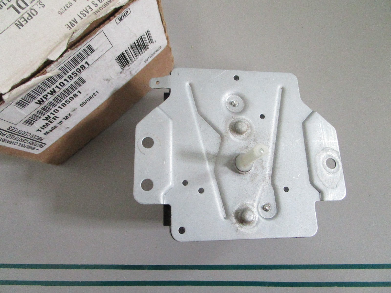 NEW OEM W10185981 Whirlpool Dryer Timer 0820