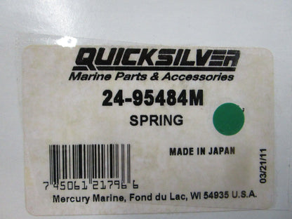 NEW OEM 24-95484M Mercury Quicksilver Spring 0810