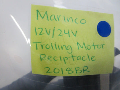 *NEW OEM* 0720 Marinco 12V- 24V Trolling Motor Receptacle 2018BR