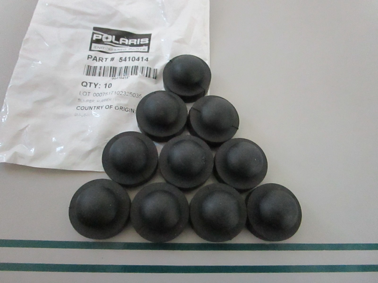 NEW OEM (LOT OF 10) 5410414 Polaris Rubber Bumper 0810