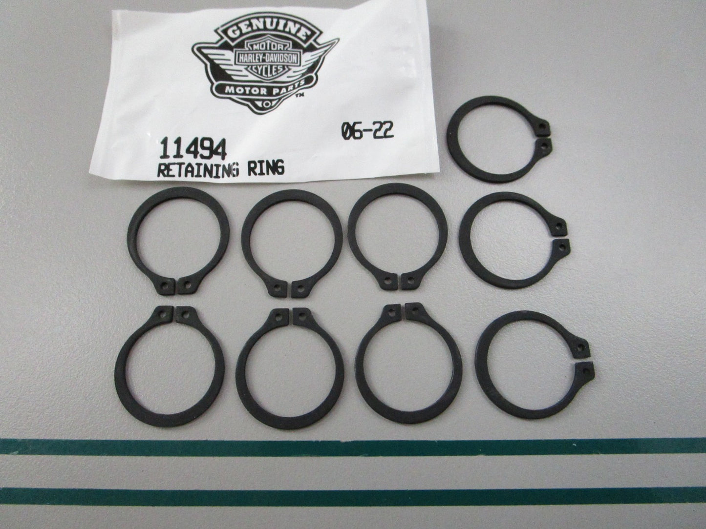 NEW OEM (LOT OF 9) 11494 Harley Davidson Retaining Ring 0810