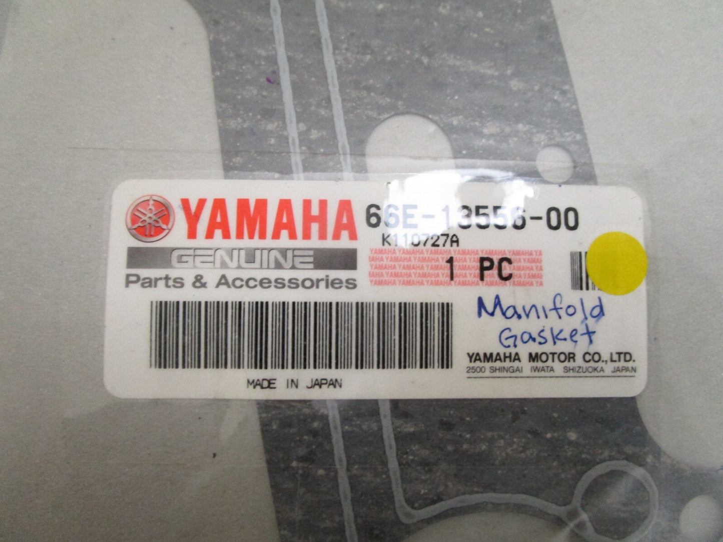 *NEW OEM* 0810 Yamaha Manifold Gasket 66E-13556-00