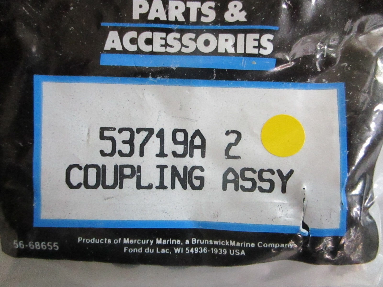 *NEW OEM* 0820 Mercury Quicksilver Coupling Assy 53719A 2