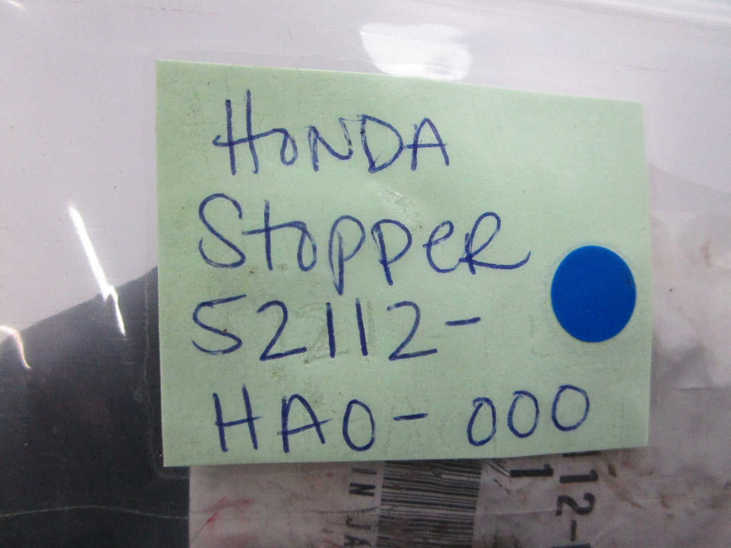 *NEW OEM* 0810 Honda Stopper 52112-HA0-000