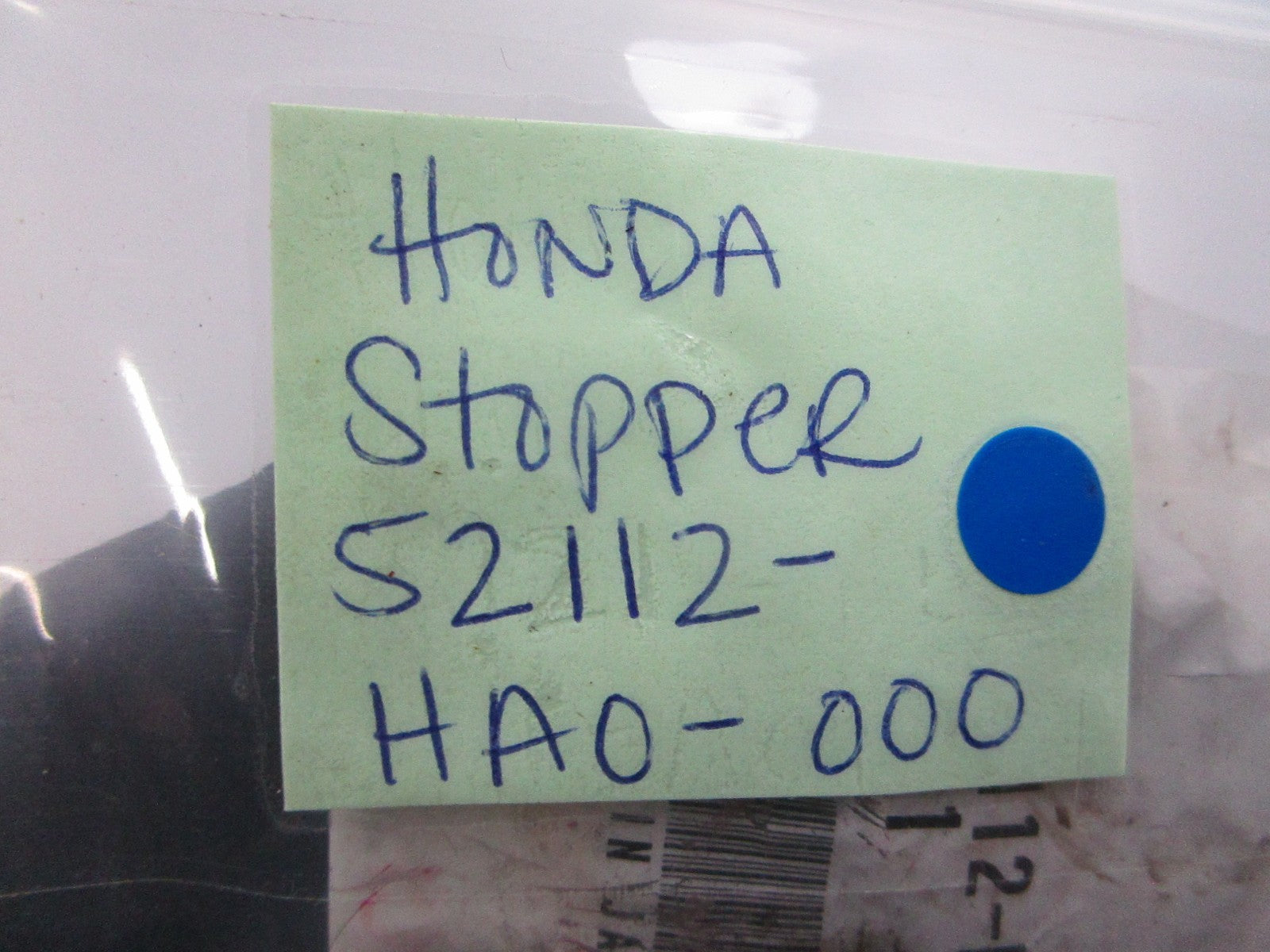 *NEW OEM* 0810 Honda Stopper 52112-HA0-000