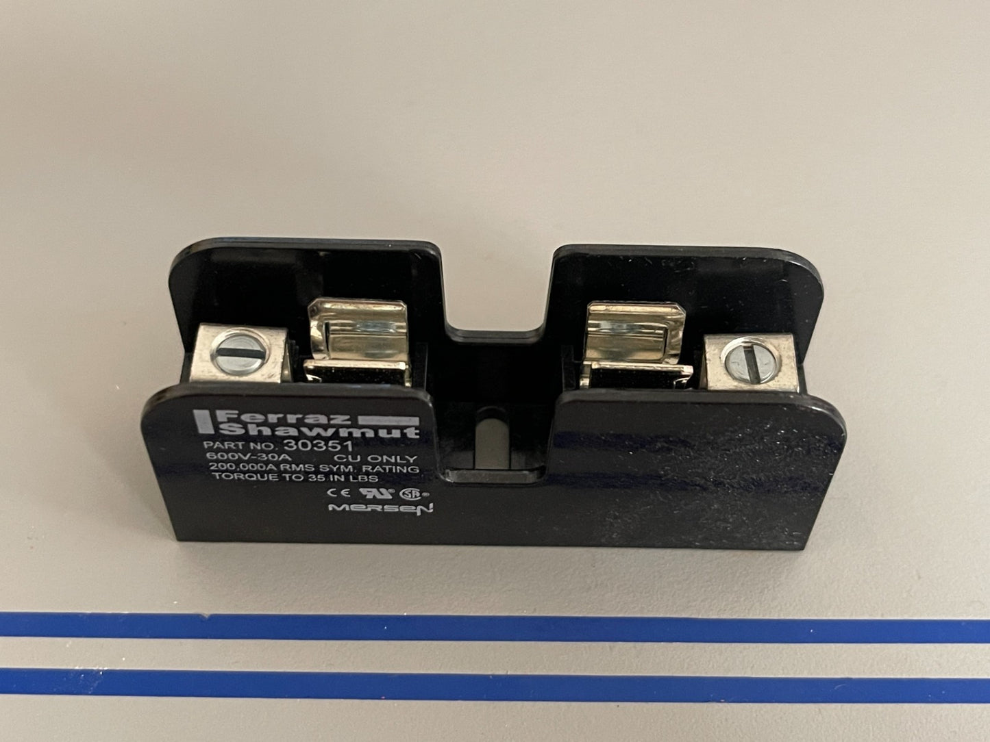 *NEW OEM* 0720 Ferraz Shawmut 600V 30AMP Fuel Block Holder 30351