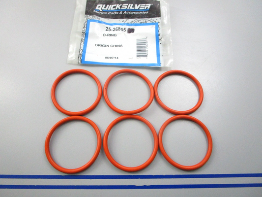 NEW OEM (LOT OF 6) 25-26855 Mercury Quicksilver O-Ring 0810