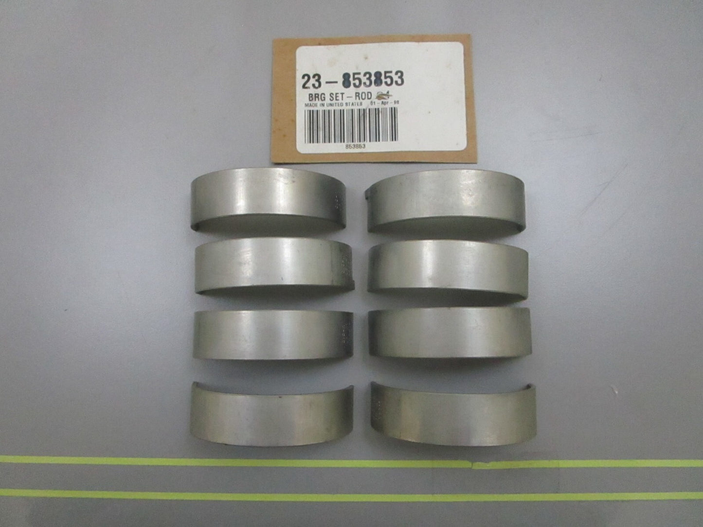 *NEW OEM* 0810 Mercury Quicksilver Bearing Set of 4 23-853853