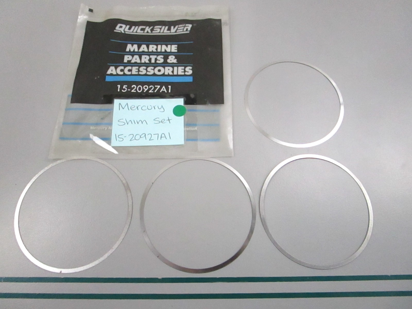 NEW OEM 15-20927A1 Mercury Quicksilver Shim Set 0810