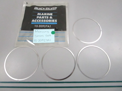 NEW OEM 15-20927A1 Mercury Quicksilver Shim Set 0810