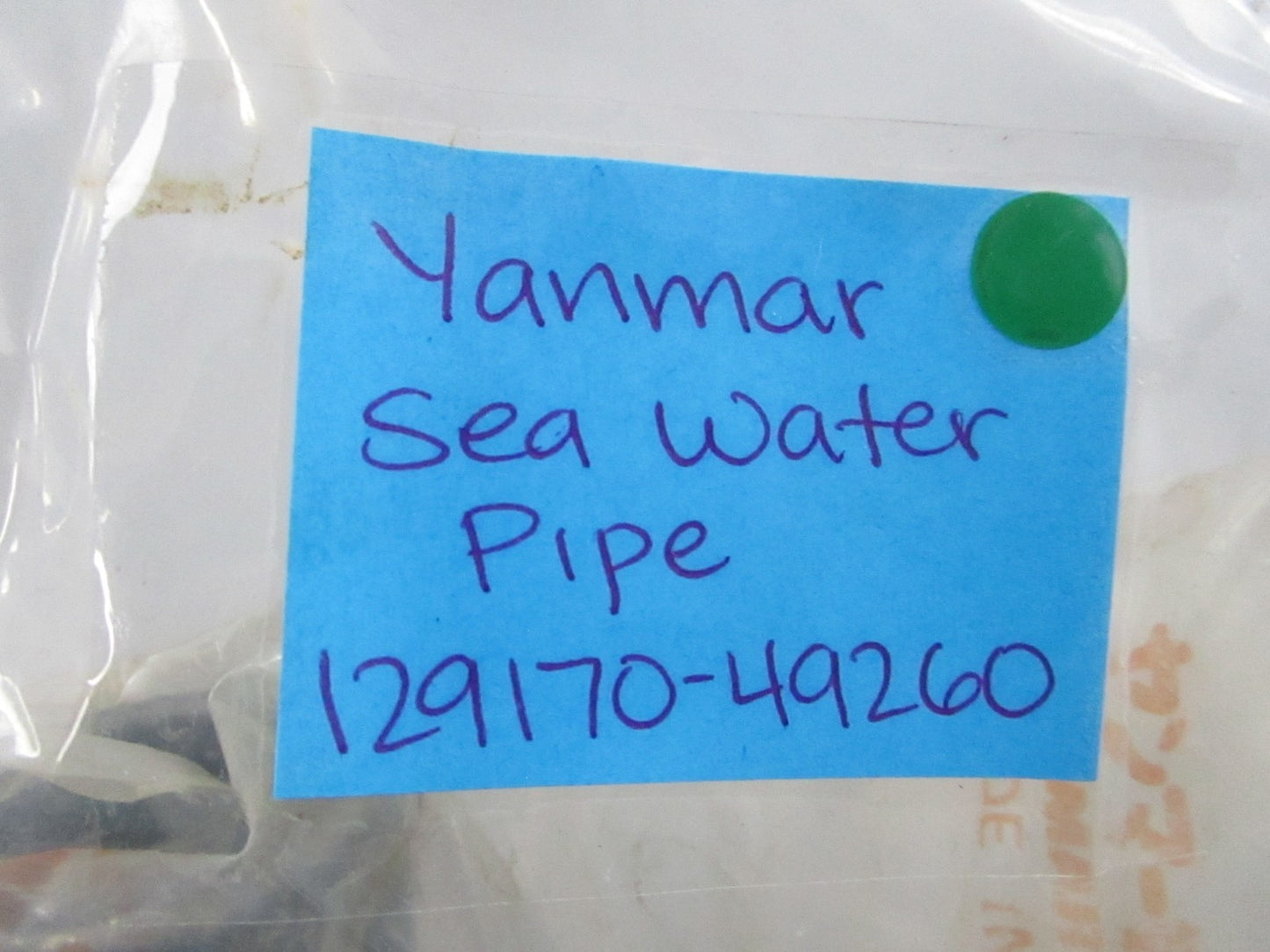 NEW OEM 129170-49260 Yanmar Sea Water Pipe 0810