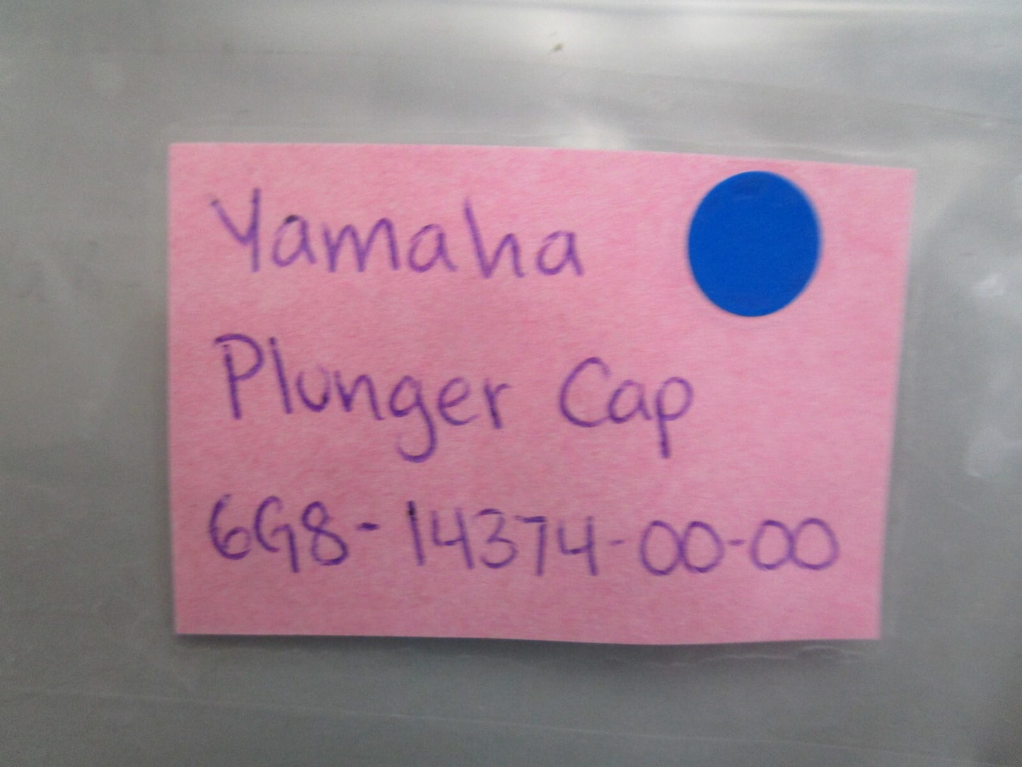 *NEW OEM* 0820 Yamaha Plunger Cap 6G8-14374-00-00
