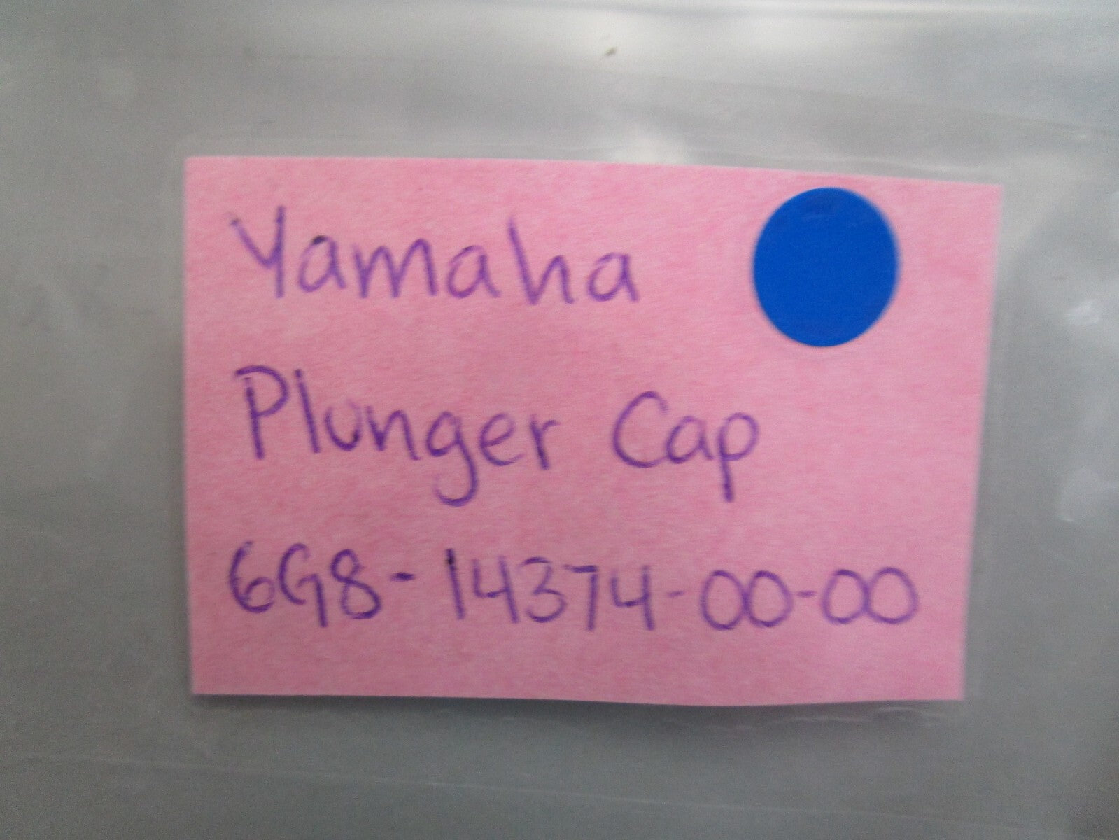 *NEW OEM* 0820 Yamaha Plunger Cap 6G8-14374-00-00