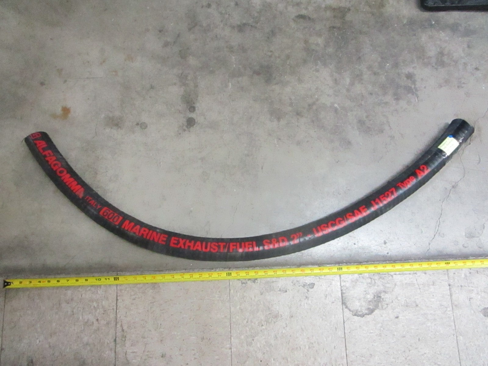 *NEW OEM* 0820 Alfagomma 2" T600 Exhaust/Fule Hose T600AA200