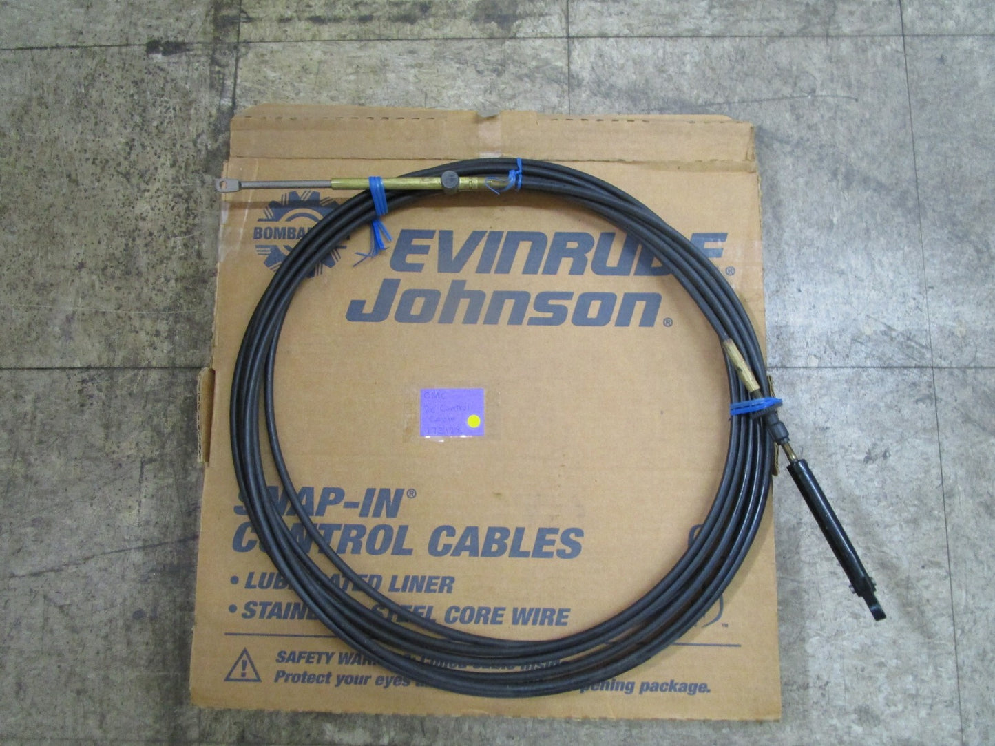 *NEW OEM* 0820 OMC Johnson Evinrude 28' Control Cable 173128 0173128