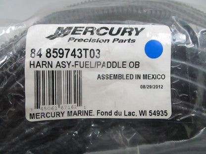 *NEW OEM* 0810 Mercury Quicksilver Fuel/Paddle OB Harness Assembly 84-859743T03