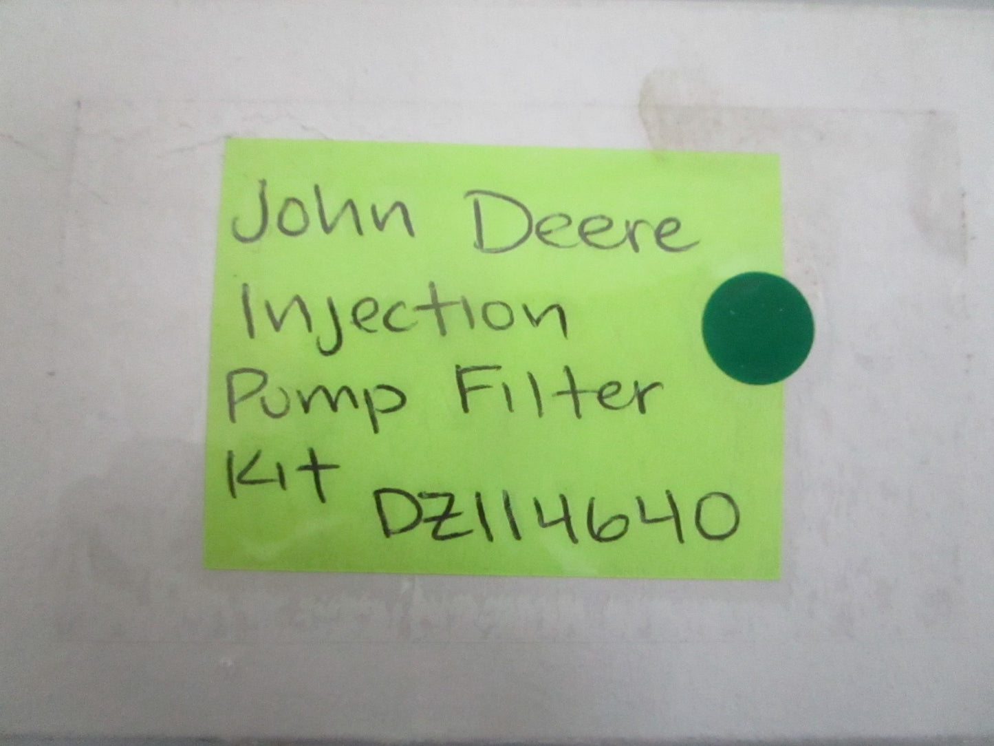 NEW OEM DZ114640 John Deere Injection Pump Filter 0820
