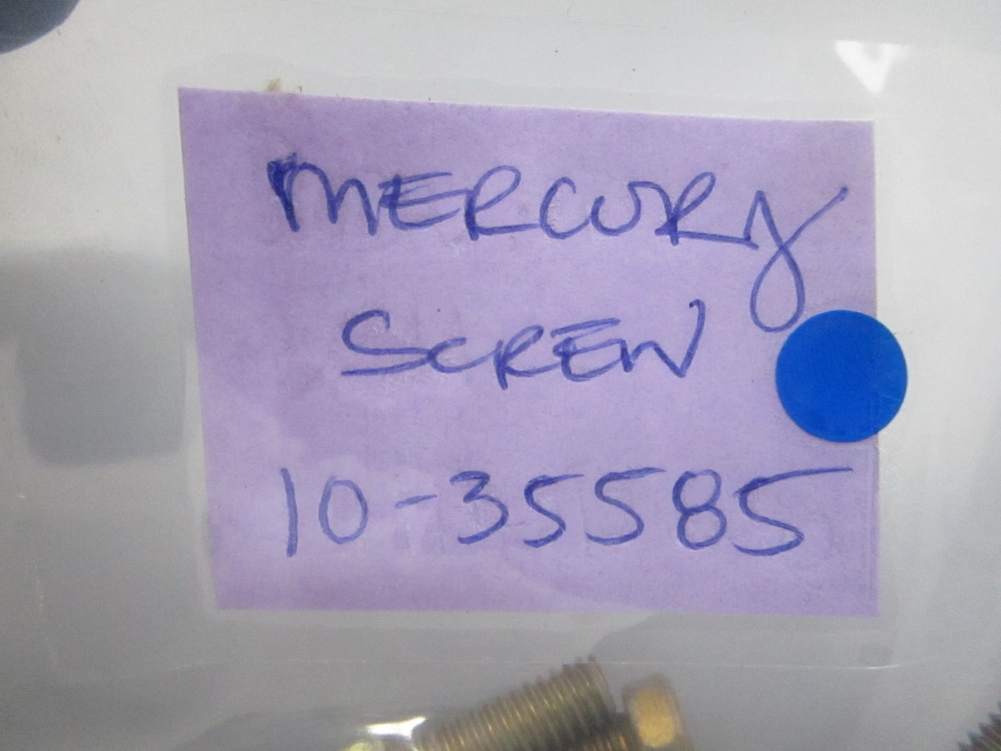 NEW OEM (LOT OF 5) 10-35585 Mercury Quicksilver Screw 0810
