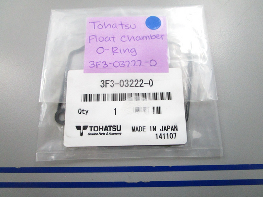 NEW OEM 3F3-03222-0 3F3032220 Tohatsu Float Chamber O-Ring 0810